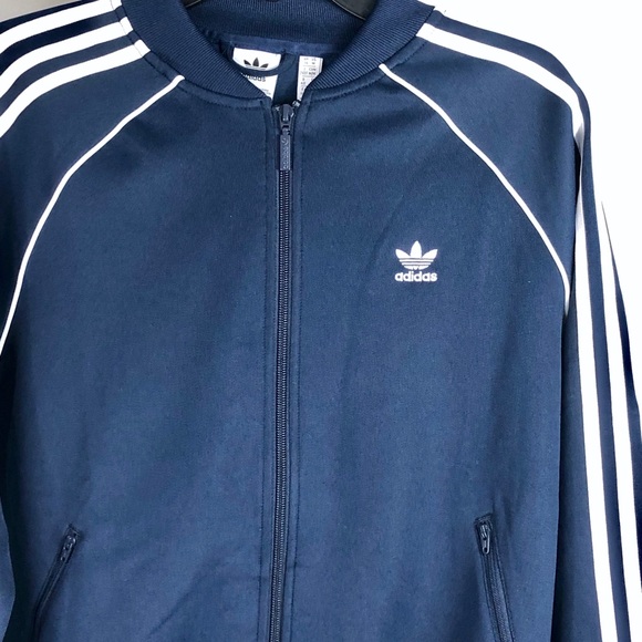 Adidas Women’s SST Track Jacket Navy Blue Size M - Picture 4 of 7